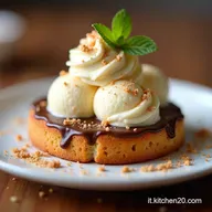 Biscotti Gelato con Panna e Nutella Che Bont&agrave;