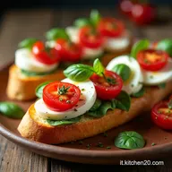 Bruschette Caprese Express Il Party Perfetto Facile e Delizioso