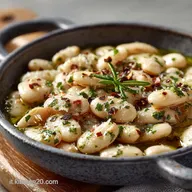 Fagioli cannellini cremosi alle erbe: La ricetta toscana