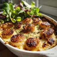 Capesante Gratinate Al Forno: Croccanti e Vellutate