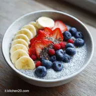 Chia Pudding Ricetta: Budino Cremoso per 2 Porzioni in 4 Ore