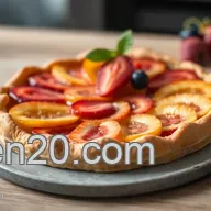 Crostata Ricetta Facile: Un Sole di Frutta Fatta in Casa!