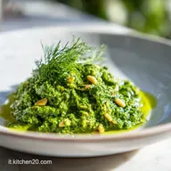Ricetta Finocchietto Selvatico e Pinoli per 4