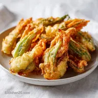 Fiori di Zucca Ripieni: Croccanti e con Ricotta per 4 Persone