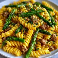 Fusilli Asparagi Salsiccia Zafferano 4p