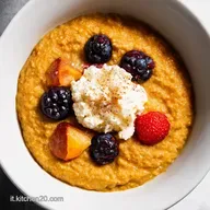 Il Mattino dOro Porridge con Ricotta e Frutti di Bosco