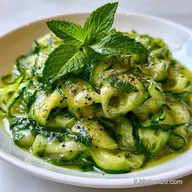 Insalata Di Zucchine Crude e Menta