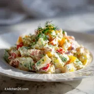 Insalata Russa in 40 Minuti: Ricetta Tradizionale Cremosa