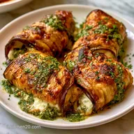 Involtini Freddi di Melanzane con Ricotta
