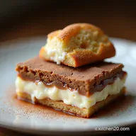 Mattonella di Biscotti e Crema Dolce Freddo Senza Cottura