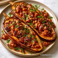 Melanzane Al Forno Ripiene Di Carne per 4
