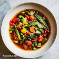Minestrone di Verdure Ricetta Tradizionale per 4