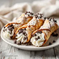Mini Cannoli alla Crema Pasticcera