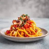 Pasta al Ragu di Seppia per 4 Persone, Tenera e Vellutata