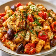 Pasta Fredda con Melanzane e Mozzarella