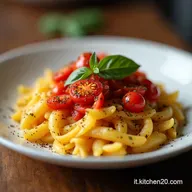 Patate con pomodorini al microonde Ricetta Veloce e Sfiziosa