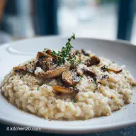 Ricetta di Riso ai Funghi Cremoso
