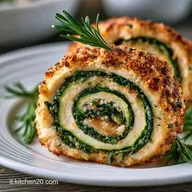 Rotolo Di Zucchine Vegetariano Al Forno