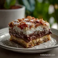 Torta al Bicchiere Cocco e Nutella Veloce - Dessert Monoporzione