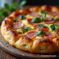 Torta di Cavolfiore Rustica con Speck e Fontina Filante