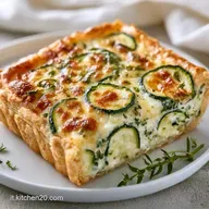 Torta Salata Zucchine e Mozzarella