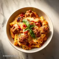 Ziti al Forno con Polpette: 8 Porzioni
