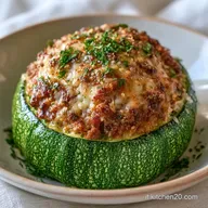 Zucchine Tonde con Carne Macinata
