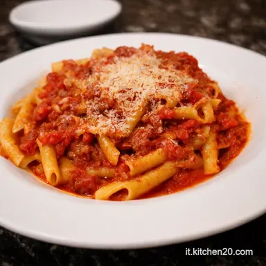 Amatriciana Perfetta Ricetta Romana e un Tocco Magico Scheda ricetta