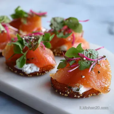 Antipasto Salmone e Segale: Ricetta Gourmet in 15 Minuti Scheda ricetta