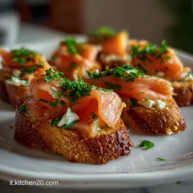 Antipasto di Natale sfizioso al Salmone Scheda ricetta
