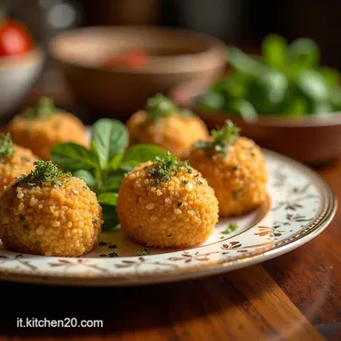 Arancini al Pistacchio Rossella Maraios Sicilian Dream Scheda ricetta