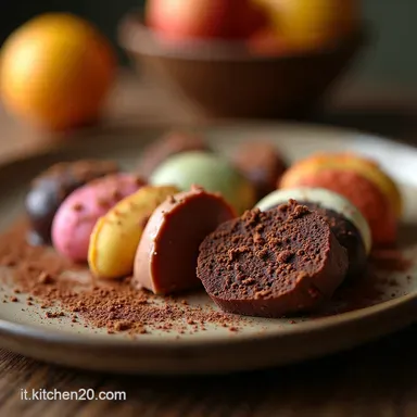 Assortimento di Cioccolatini Gourmet Fatti in Casa La Ricetta del Ma&icirc;tre Scheda ricetta