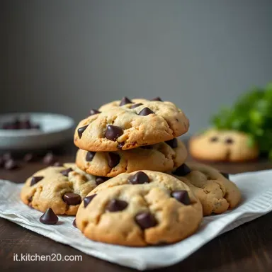 Chocolate Chip Cookies da Urlo! Ricetta Facile e Golosa Scheda ricetta