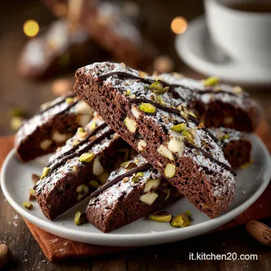 Biscotti di Natale al cacao e spezie Ricetta morbida e speziata da regalare Scheda ricetta