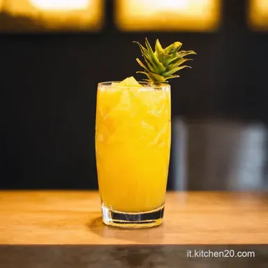Caipiroska Ananas Un Drink Tropicale anche Analcolico Scheda ricetta