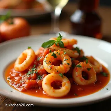 Calamari Ripieni al Sugo La Ricetta della Nonna Semplice e Perfetta Scheda ricetta