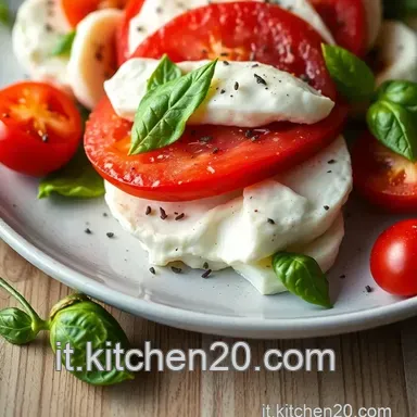 Caprese Perfetta: Italy's Beloved Salad [Guida] Scheda ricetta