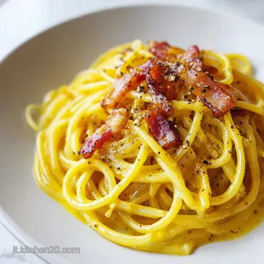 Carbonara Pasta Carbonara per 4 Persone Scheda ricetta