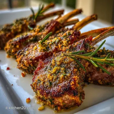 Costolette di Agnello Panate al Forno con Patate