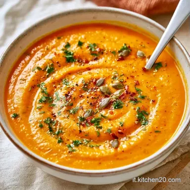 Crema Zucca Carote in 45 Minuti Scheda ricetta