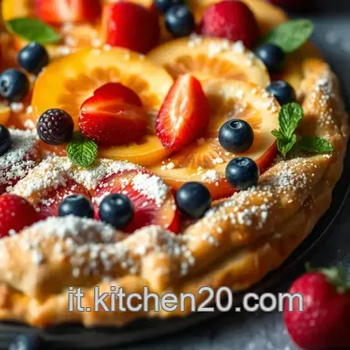 Crostata Ricetta Facile: Un Sole di Frutta Fatta in Casa! Scheda ricetta