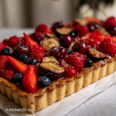 Ricette Crostata Facile: La Mia Crostata di Frutta Fresca! Scheda ricetta