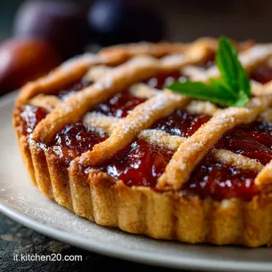 Crostata con marmellata di prugne la ricetta perfetta con pasta frolla friabile Scheda ricetta