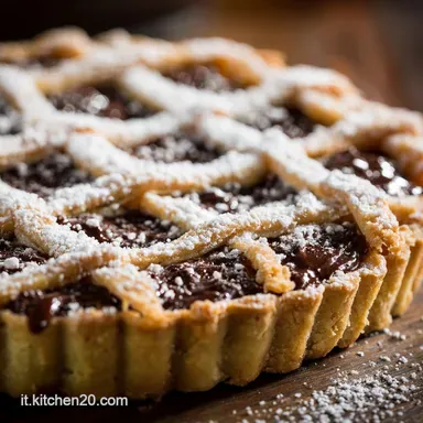 Crostata con ricotta e Nutella il segreto della frolla friabile Scheda ricetta