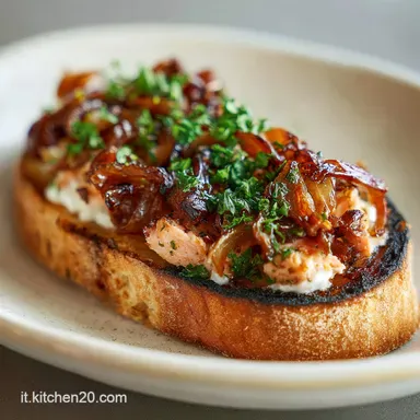Crostini Tonno e Cipolle: 35 Minuti Scheda ricetta