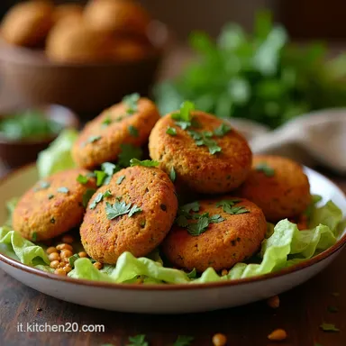 Falafel Fatto in Casa Croccantezza Imbattibile con Ceci Secchi Scheda ricetta