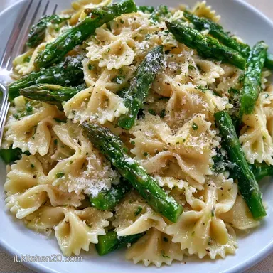 Farfalle Asparagi e Panna in 15 Minuti Scheda ricetta