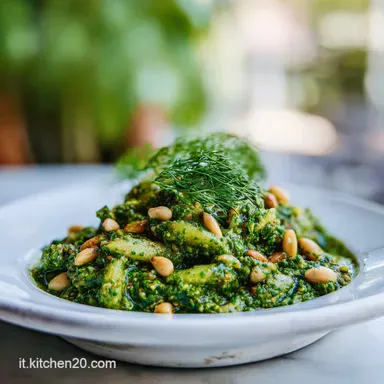 Ricetta Finocchietto Selvatico e Pinoli per 4 Scheda ricetta