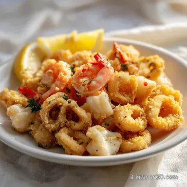 Frittura Di Pesce Croccante per 4 Persone Scheda ricetta