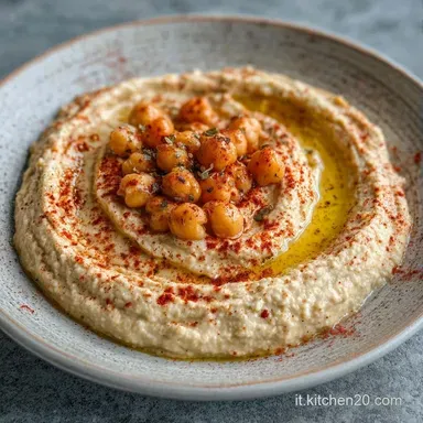 Hummus Ceci Classico Ricetta in 10 Minuti Scheda ricetta